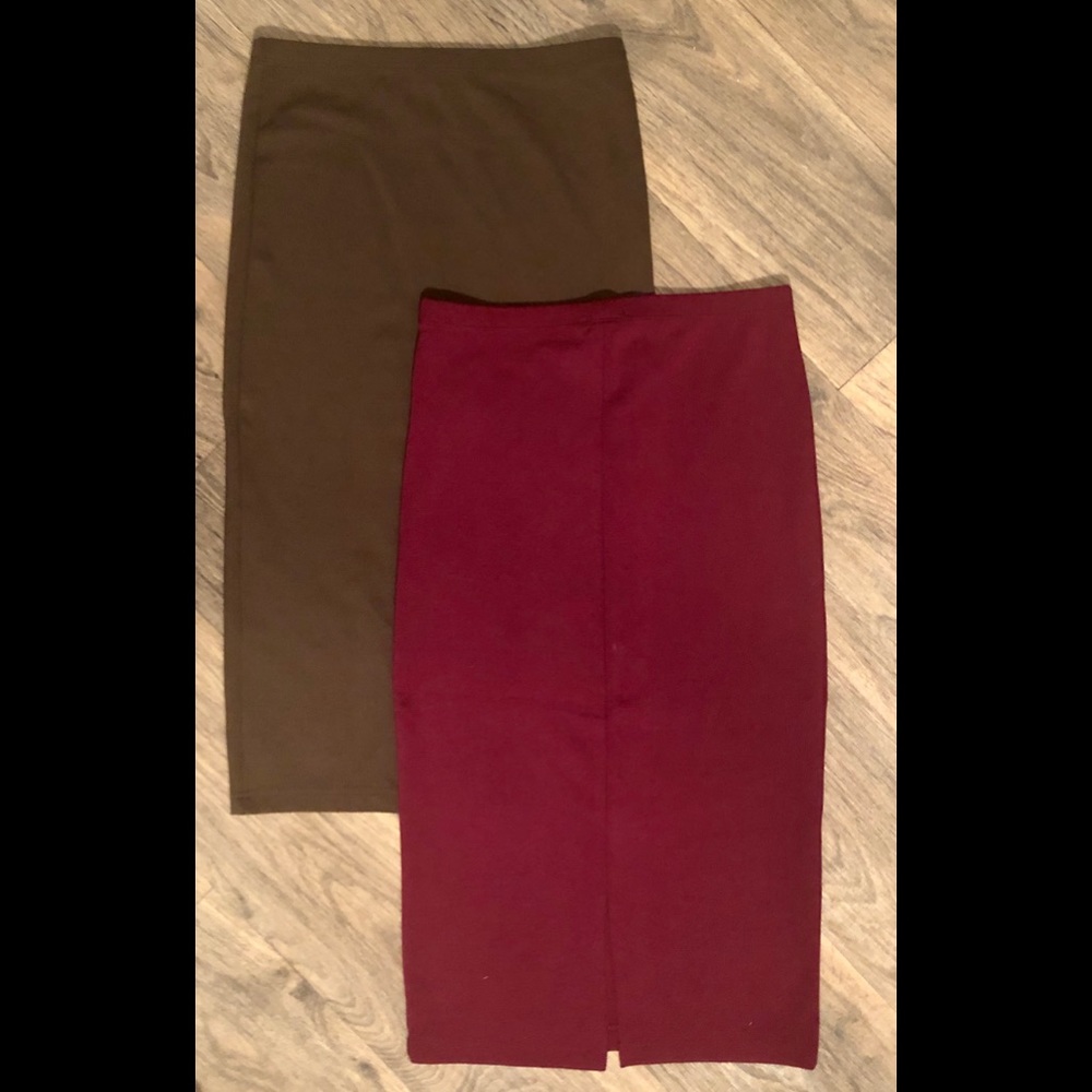 Forever 21 midi skirts
